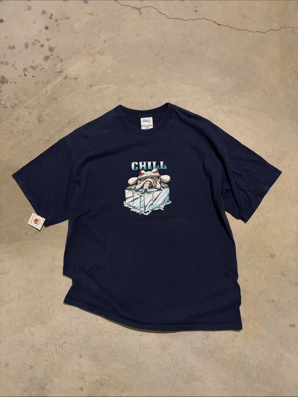Vintage Frog Chill Out Ice Cube Short Sleeve Shirt